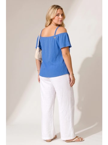 Shape Of You Blouse in Blau