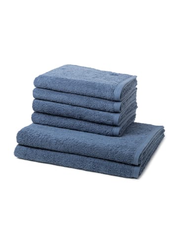 Ross 4 X Handtuch 2 X Duschtuch - im Set Vita in Denim