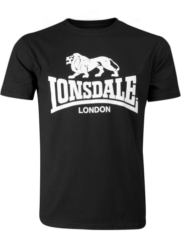 Lonsdale T-Shirt "Logo" in Schwarz