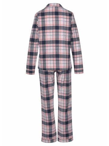 H.I.S Pyjama in rosa-kariert