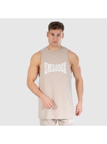 SMILODOX Tank Top Classic Pro in Hellbraun