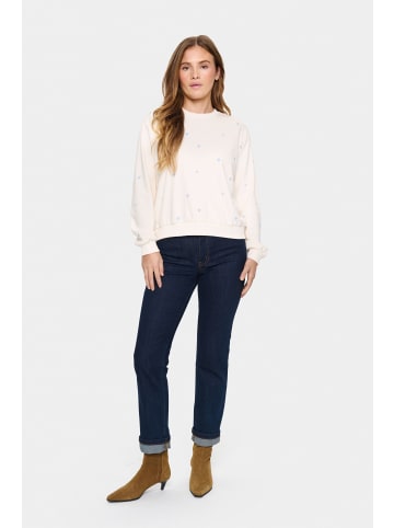 SAINT TROPEZ Sweatshirt DagnaSZ Casual fit in Ice Airy Hearts