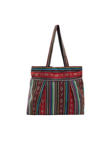 DreiMaster Vintage Ethno-Shopper in Rot Mehrfarbig