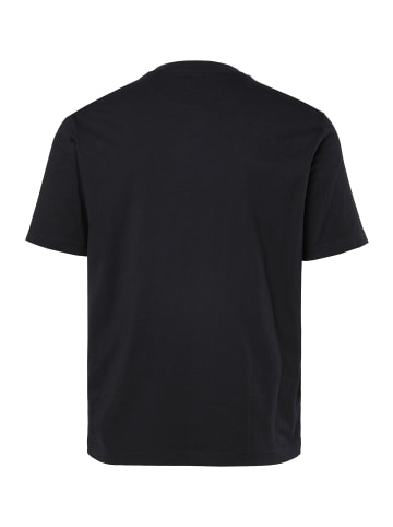 Men Plus Kurzarm T-Shirt in schwarz