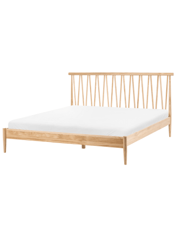 Beliani 3-tlg Doppelbett URDOS in Braun