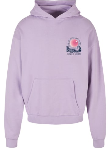 Merchcode Hoodie "Sunset Charm Oversized Hoody" in Lila