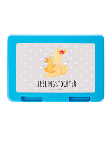 Mr. & Mrs. Panda Bento Box Fuchs Mama mit Spruch in Grau Pastell