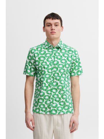 CASUAL FRIDAY Kurzarmhemd CFAnton S flower printed in Grün