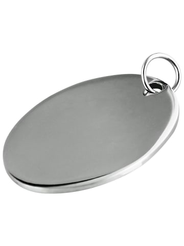 Adeliás Unisex Anhänger aus Edelstahl in silber