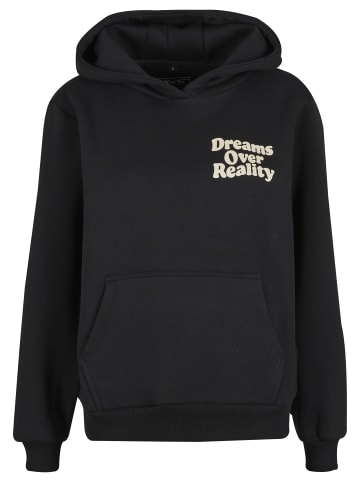 Mister Tee Mister Tee Dreams Over Reality Ladies Fluffy Hoody in black