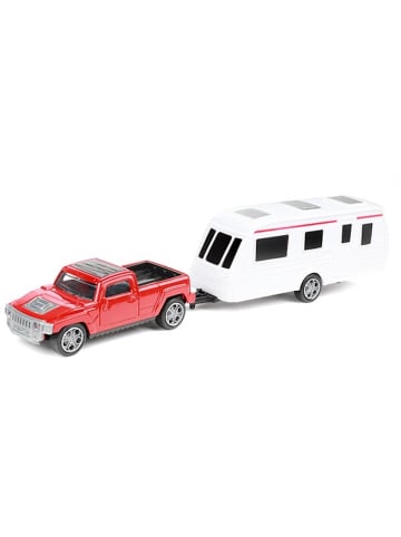 Toi-Toys Auto Wohnmobil und Pick-up mit Wohnwagen als Anhänger 3 Jahre