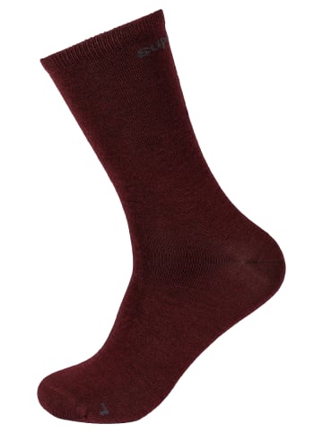 super.natural Merino Socken in rot