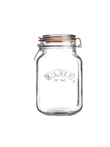 Kilner KILNER | Einkochglas, CLIP SQUARE, klar, 1,5 L