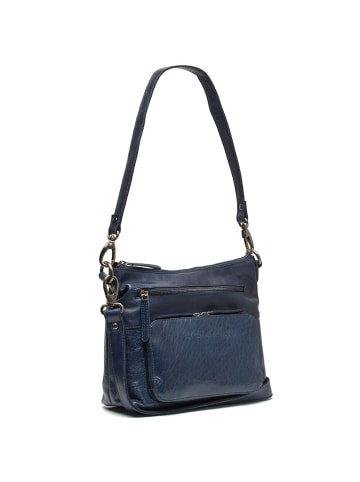 The Chesterfield Brand Tula Schultertasche Leder 25 cm in navy