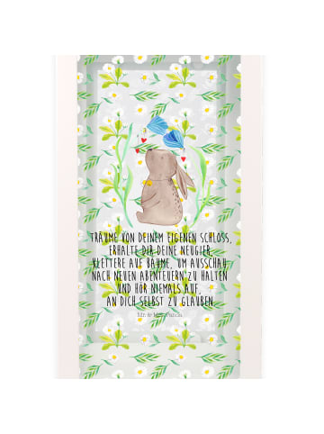 Mr. & Mrs. Panda outdoor laterne Hase Blume mit Spruch in Transparent