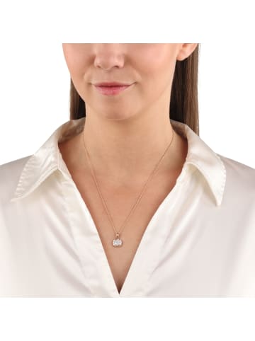 Amor Kette mit Anhänger Silber 925, rosévergoldet in Roségold