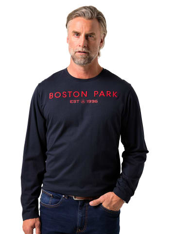 Boston Park Kurzarm T-Shirt in navy blau