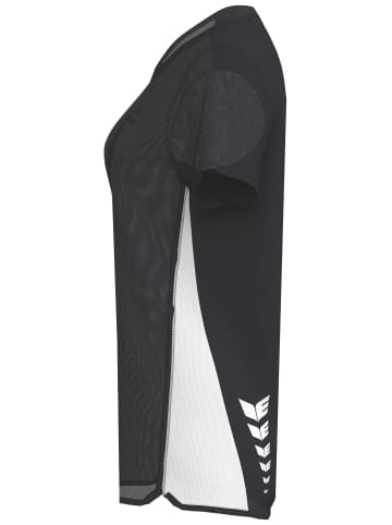 erima Damen T-Shirt function in schwarz/weiss