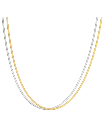 Eastside NY Kette aus Edelstahl in silber/gelbgold