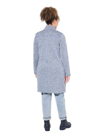 Ulla Popken Sweatjacke in himmelblau