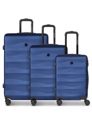 Smartbox Edition 03 4 Rollen Kofferset 3-teilig in dark-blue