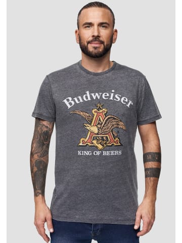 Re:Covered T-Shirt Budweiser Eagle in Charcoal