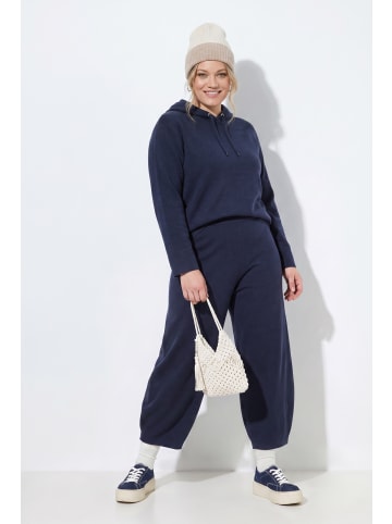 Ulla Popken Schlupfhose in marine-melange