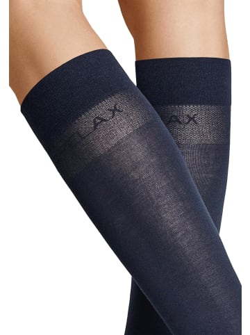 Hudson Kniestrümpfe Relax Light druckfreier Bund in Marineblau