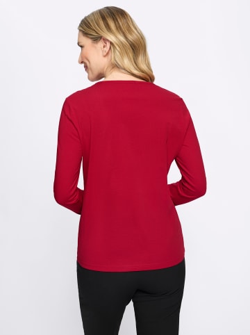 Sieh an! Langarm-Shirt in rot
