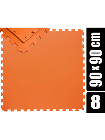 eyepower Kampfsportmatte Hestia 8er-Set in orange