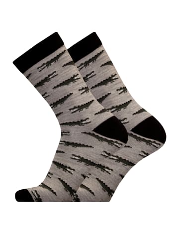 UphillSport Socken CROCODILE in Grey