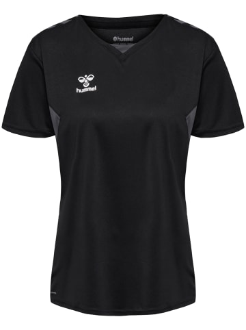 Hummel Hummel T-Shirt Hmlauthentic Multisport Damen Atmungsaktiv Feuchtigkeitsabsorbierenden in BLACK