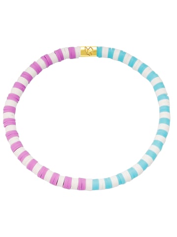 Glanzstücke München Armband aus Sterling Silber mit Heishi Perlen in gelbgold