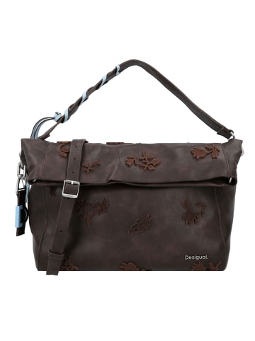 Desigual Stencil Loverty 3.0 Schultertasche 29.5 cm in braun