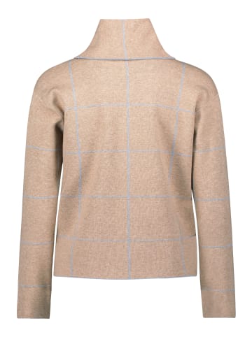 Betty Barclay Strickpullover mit Lurexfaden in Patch Beige/Grey