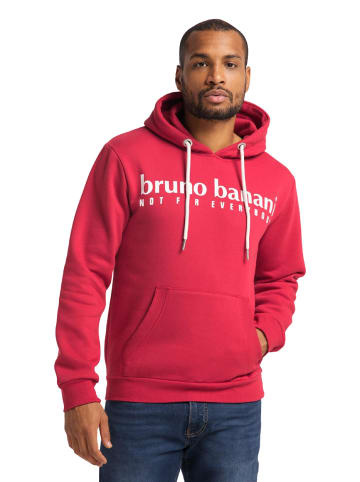 Bruno Banani Hoodie ohne Reißverschluss YOUNG in Rot