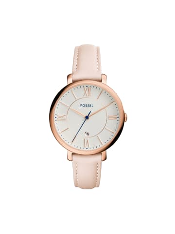 Fossil Uhr The Leather Rose in rosa