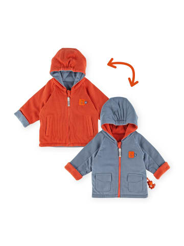 Sigikid Wendejacke wattiert Wild Adventure in blau/rostrot