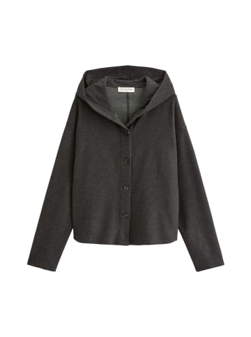Sweatshirt-Jacke relaxed in Dark Graphite Melange