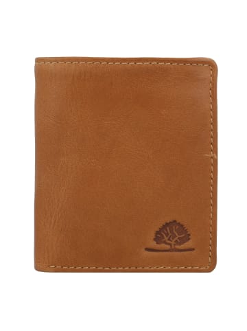 Greenburry Tornado Geldbörse RFID Schutz Leder 9 cm in peanut brown