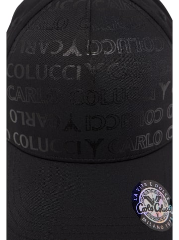 Carlo Colucci Baseball Cap Dibiasi in Schwarz