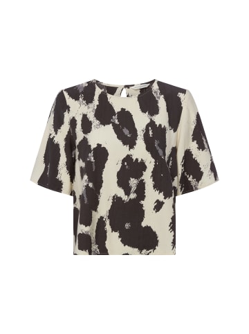 MOSS COPENHAGEN Shirt Karalie Jusia in beige schwarz