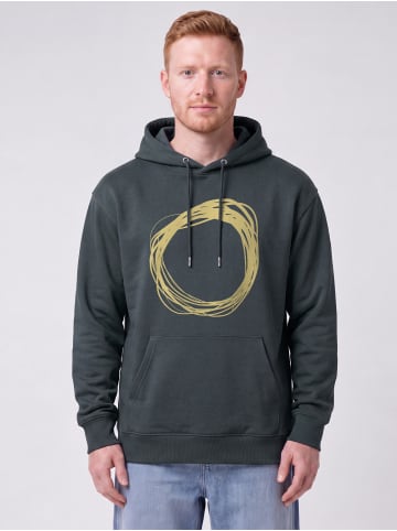 wat? Apparel Sweatshirt Kreis in India Ink Grey
