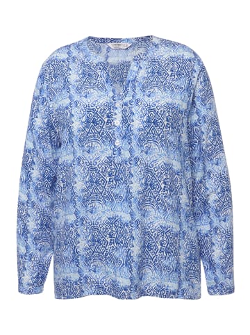 Angel of Style Bluse in mittelblau