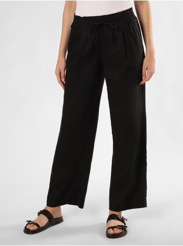 OPUS Leinenhose Marou in schwarz