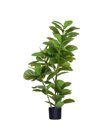 HOMCOM Kunstpflanz-15L x 15B x 110H cm-Grün