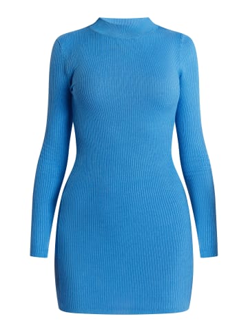 myMo Damen Strickkleid Mini in Himmelblau