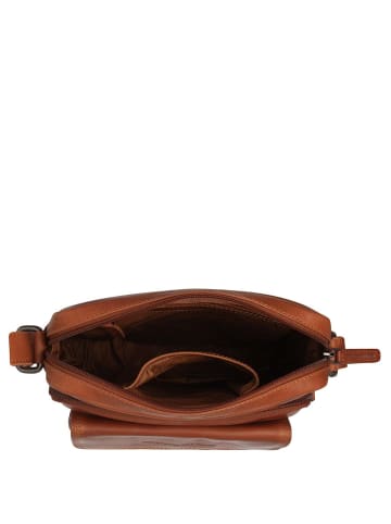 The Chesterfield Brand Montira - Umhängetasche 25 cm (schwarz) in cognac