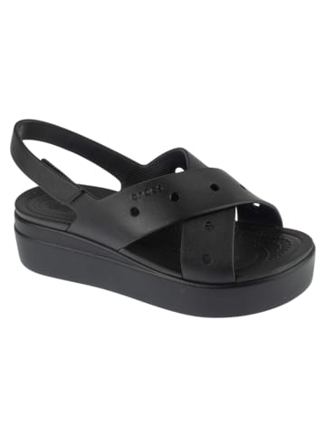 Crocs Crocs Brooklyn 4U Cross Strap Sandal W in Schwarz