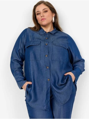 Wasabi Concept HEMD FLORA in 2470 DARK BLUE DENIM